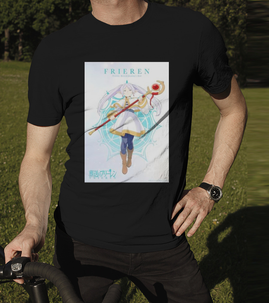 Frieren Beyond Journey's End Sousou No Frieren Anime Character Wand T-Shirt