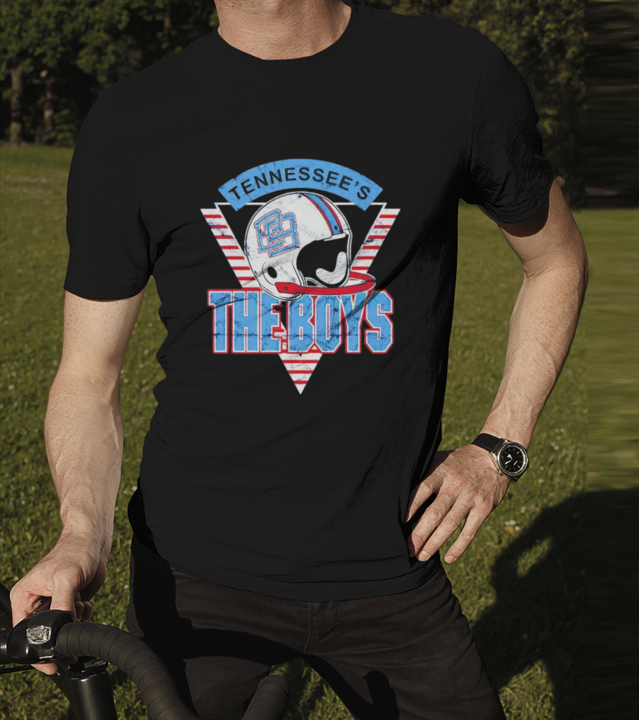 Tennessee's The Boys Football Helmet T-Shirt