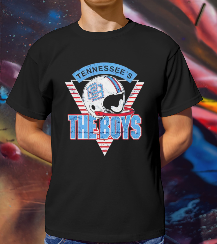 Tennessee's The Boys Football Helmet T-Shirt