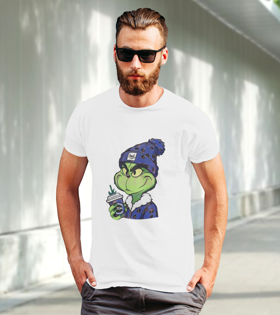 Grinch Boujee Baltimore Ravens Coffee Lover T-Shirt