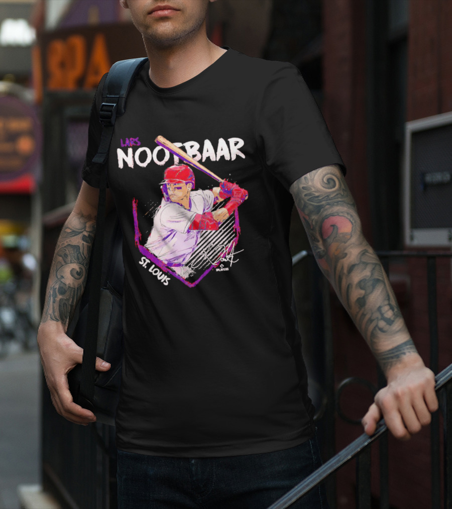 Lars Nootbaar St. Louis Baseball Players Signature T-Shirt