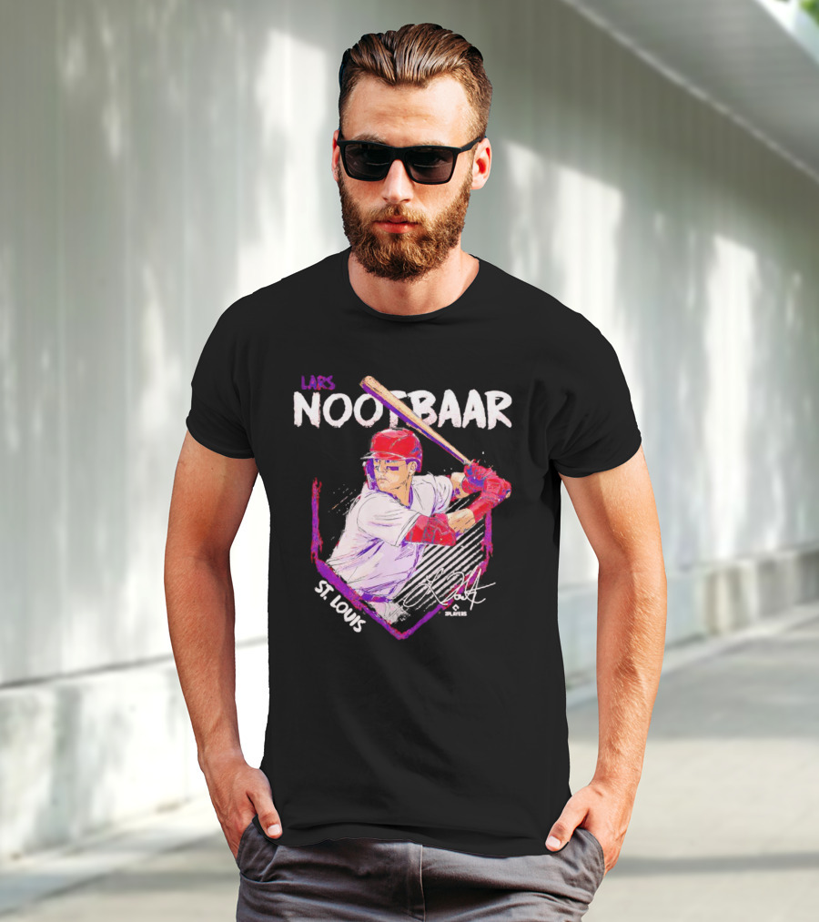 Lars Nootbaar St. Louis Baseball Players Signature T-Shirt