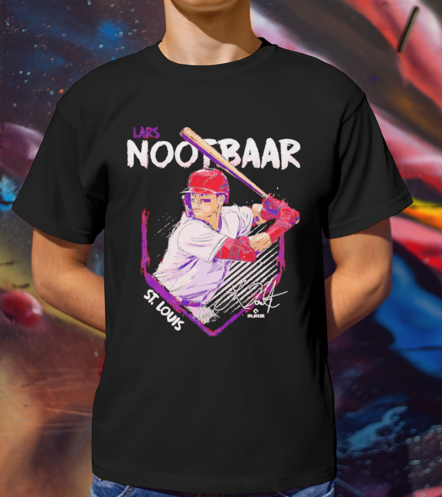 Lars Nootbaar St. Louis Baseball Players Signature T-Shirt