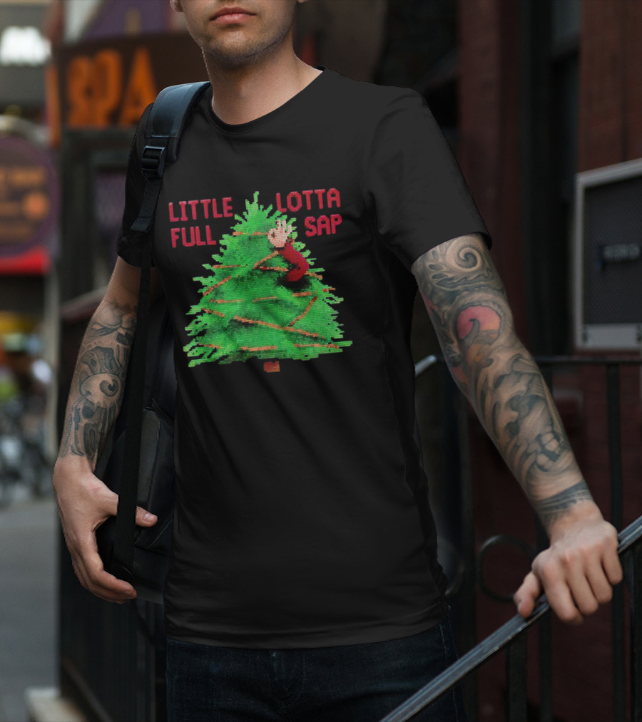 National Lampoon’s Christmas Vacation Little Full Lotta Sap Tree Scene T-Shirt