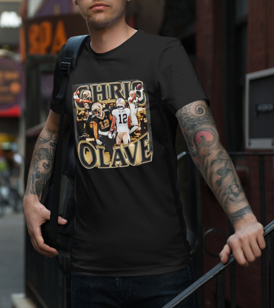 Chris Olave Nola Dreams 12 Saints Football Icons T-Shirt