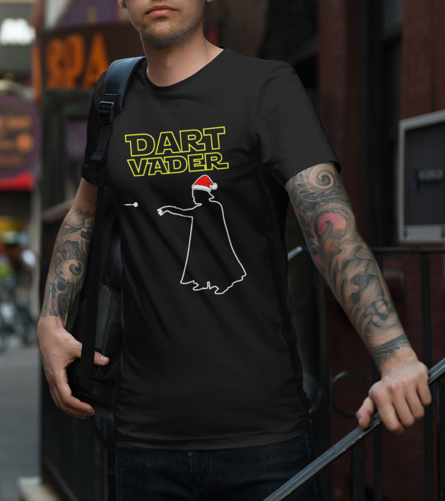 Dart Vader Christmas Santa Hat T-Shirt