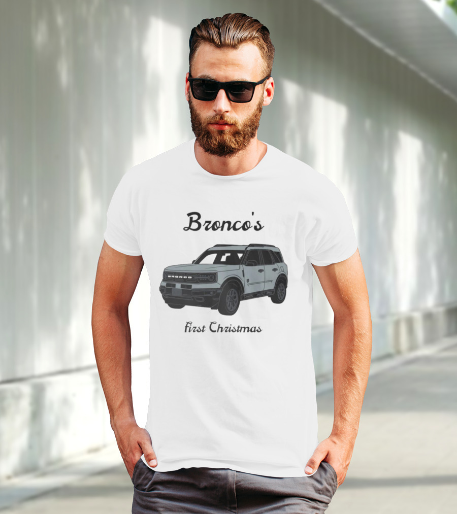 Bronco's First Christmas Ford Bronco Sport T-Shirt