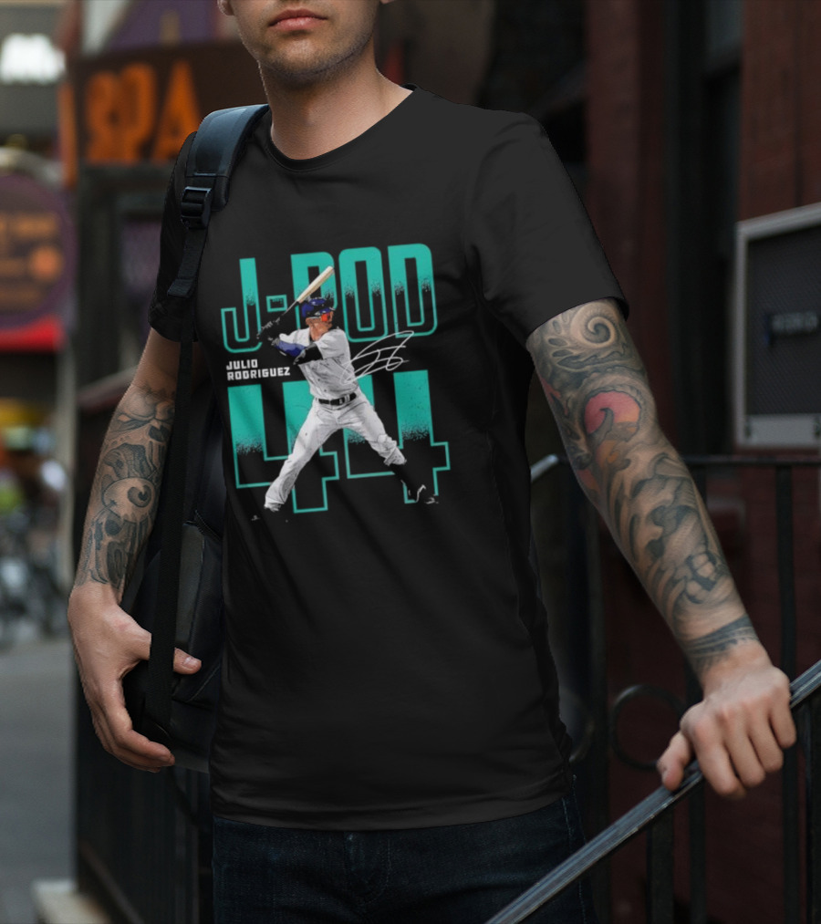 J-Rod Julio Rodriguez 44 Seattle Baseball Player Signature T-Shirt