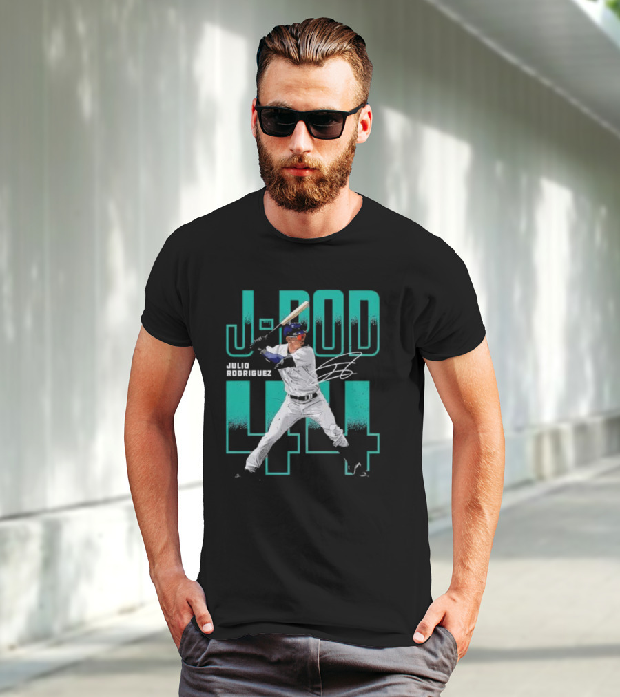 J-Rod Julio Rodriguez 44 Seattle Baseball Player Signature T-Shirt