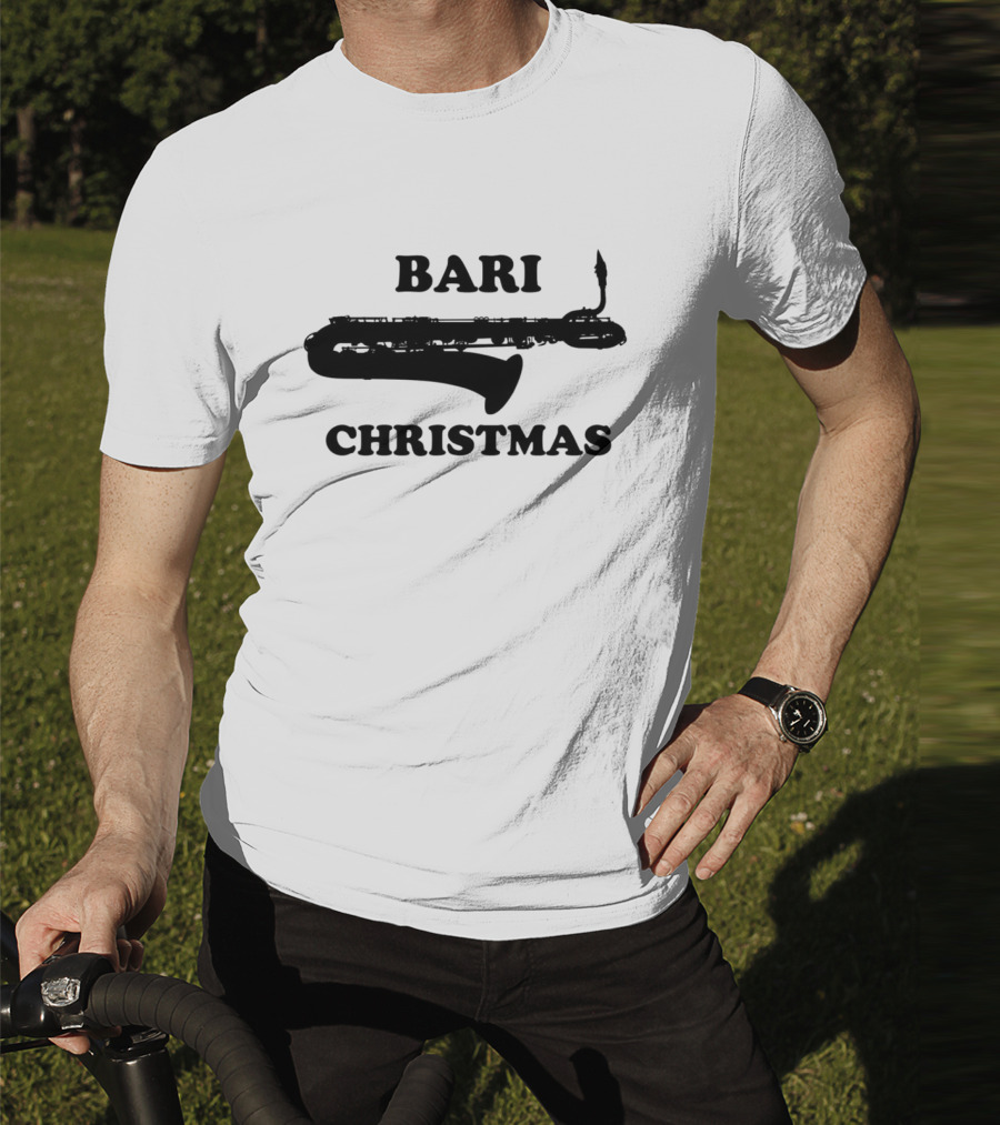 Bari Saxophone Christmas T-Shirt