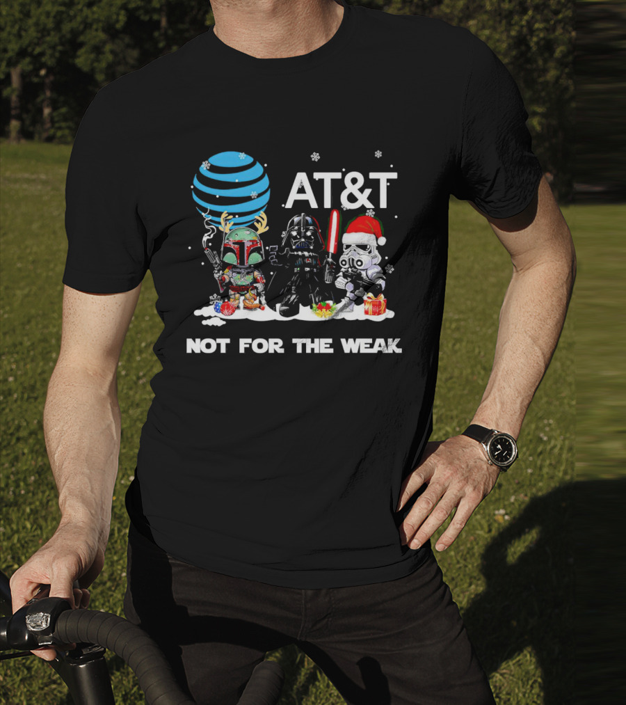 AT&T Star Wars Characters Chibi Not For The Weak Christmas T-Shirt