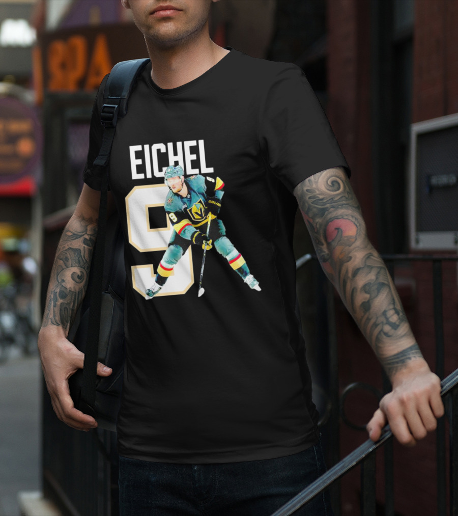 Vegas Golden Knights Jack Eichel 9 Hockey Player MVP T-Shirt