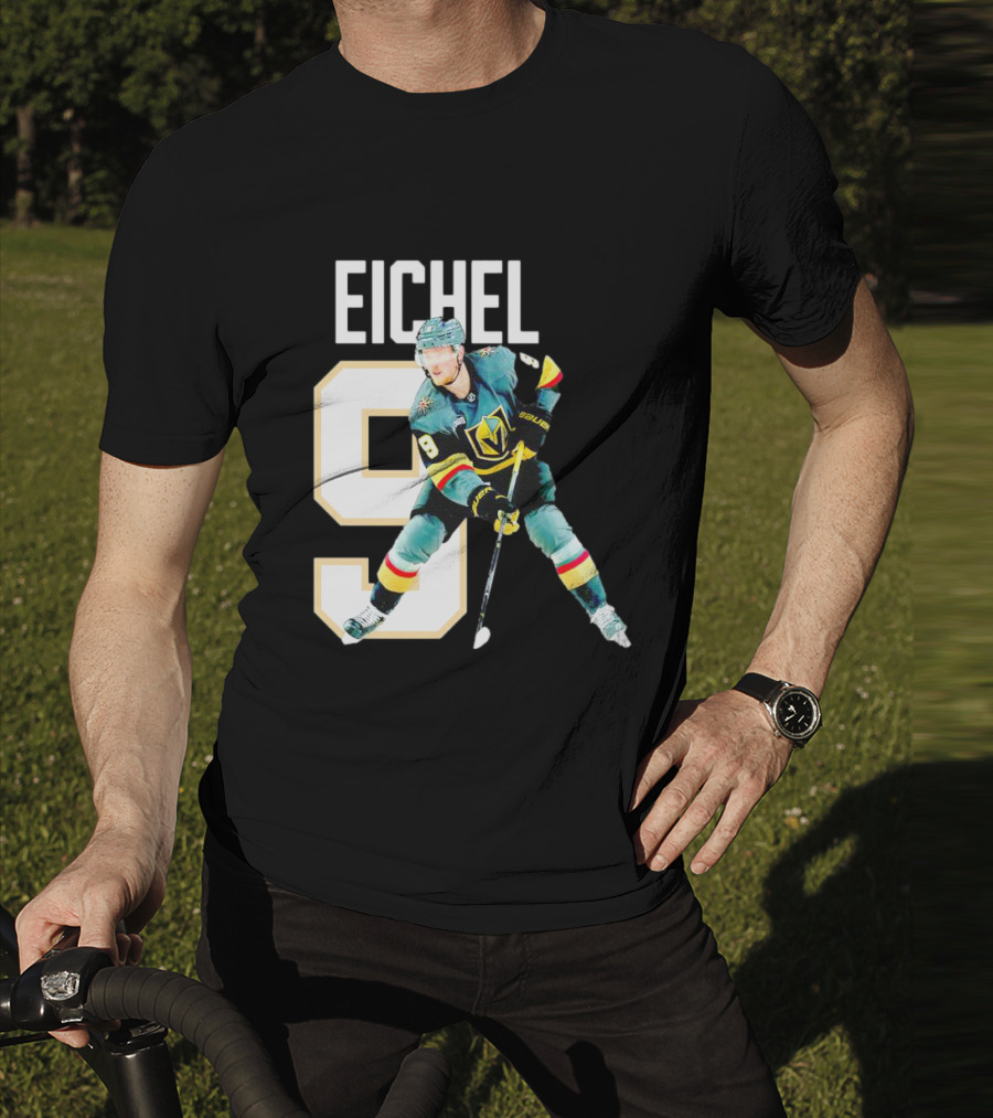Vegas Golden Knights Jack Eichel 9 Hockey Player MVP T-Shirt