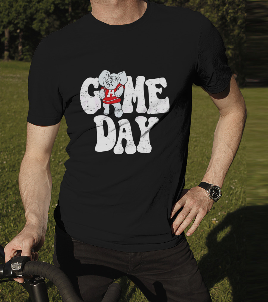 Alabama Crimson Tide Game Day Elephant Mascot T-Shirt