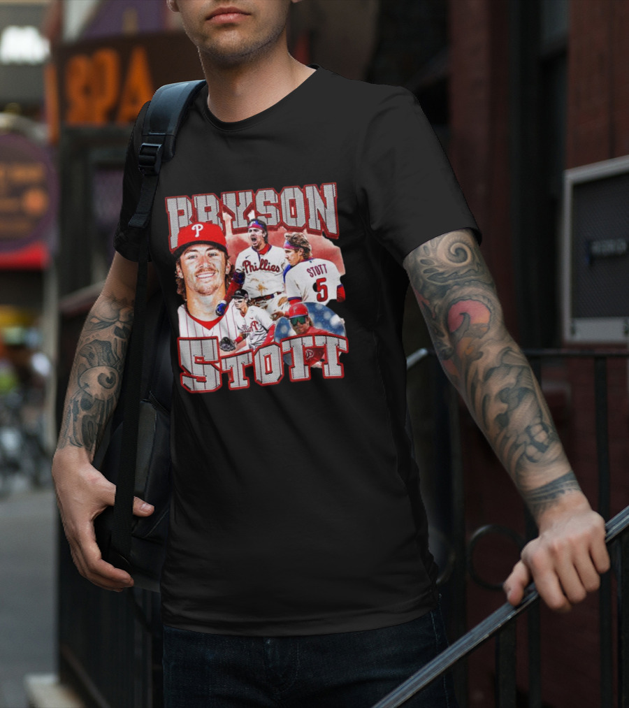 Bryson Stott Philadelphia Phillies Baseball Player T-Shirt