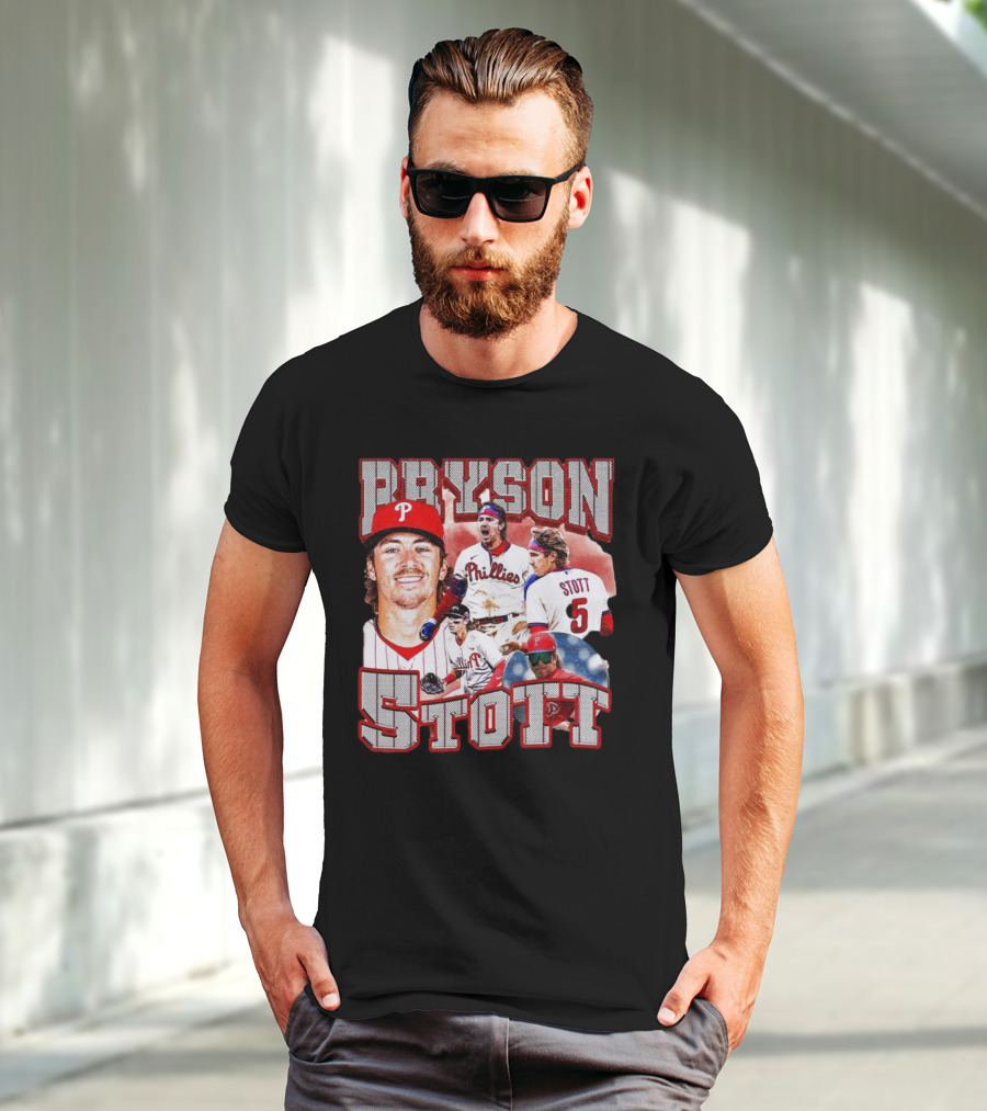 Bryson Stott Philadelphia Phillies Baseball Player T-Shirt