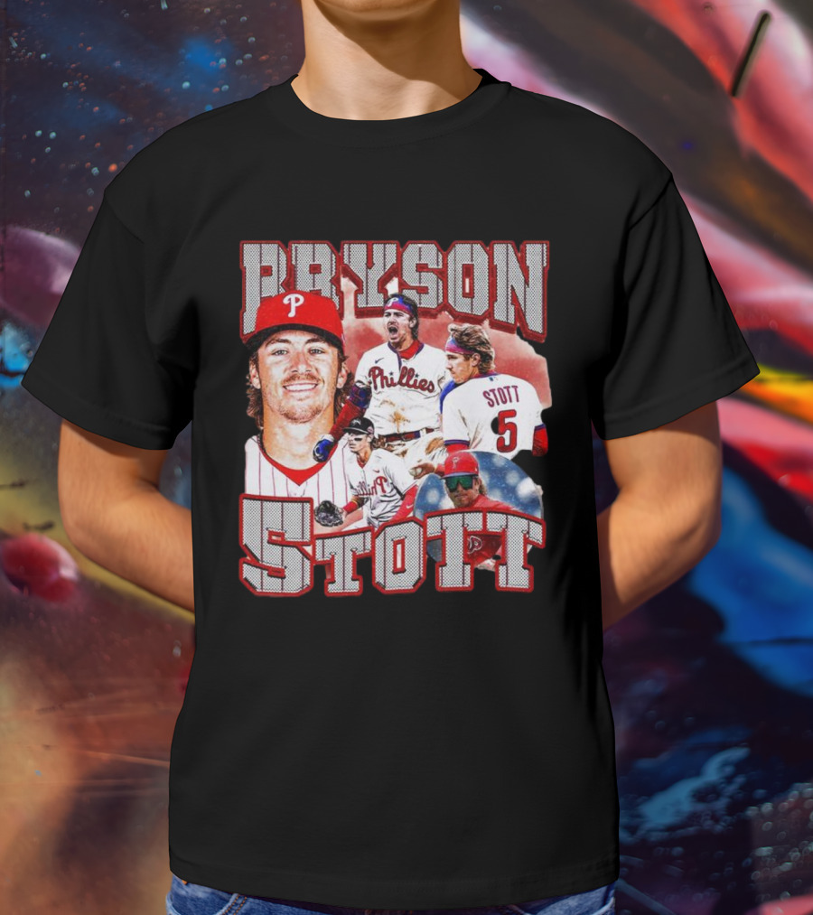 Bryson Stott Philadelphia Phillies Baseball Player T-Shirt
