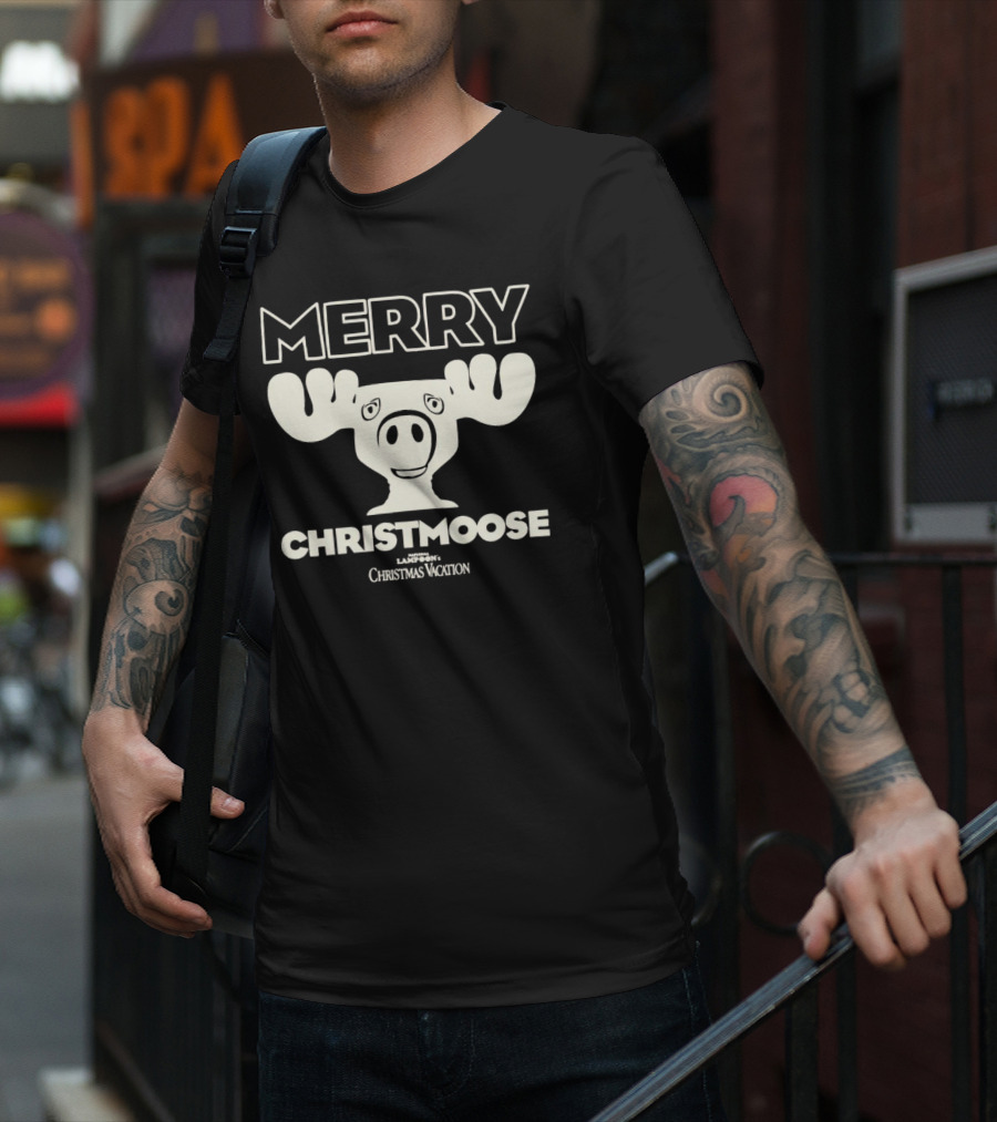 Merry Christmoose National Lampoon's Christmas Vacation Moose T-Shirt