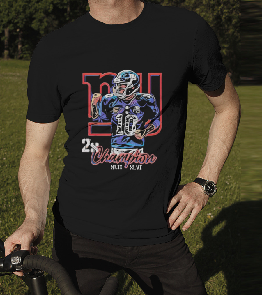 NI 10 2x Champion XLII XLVI T-Shirt