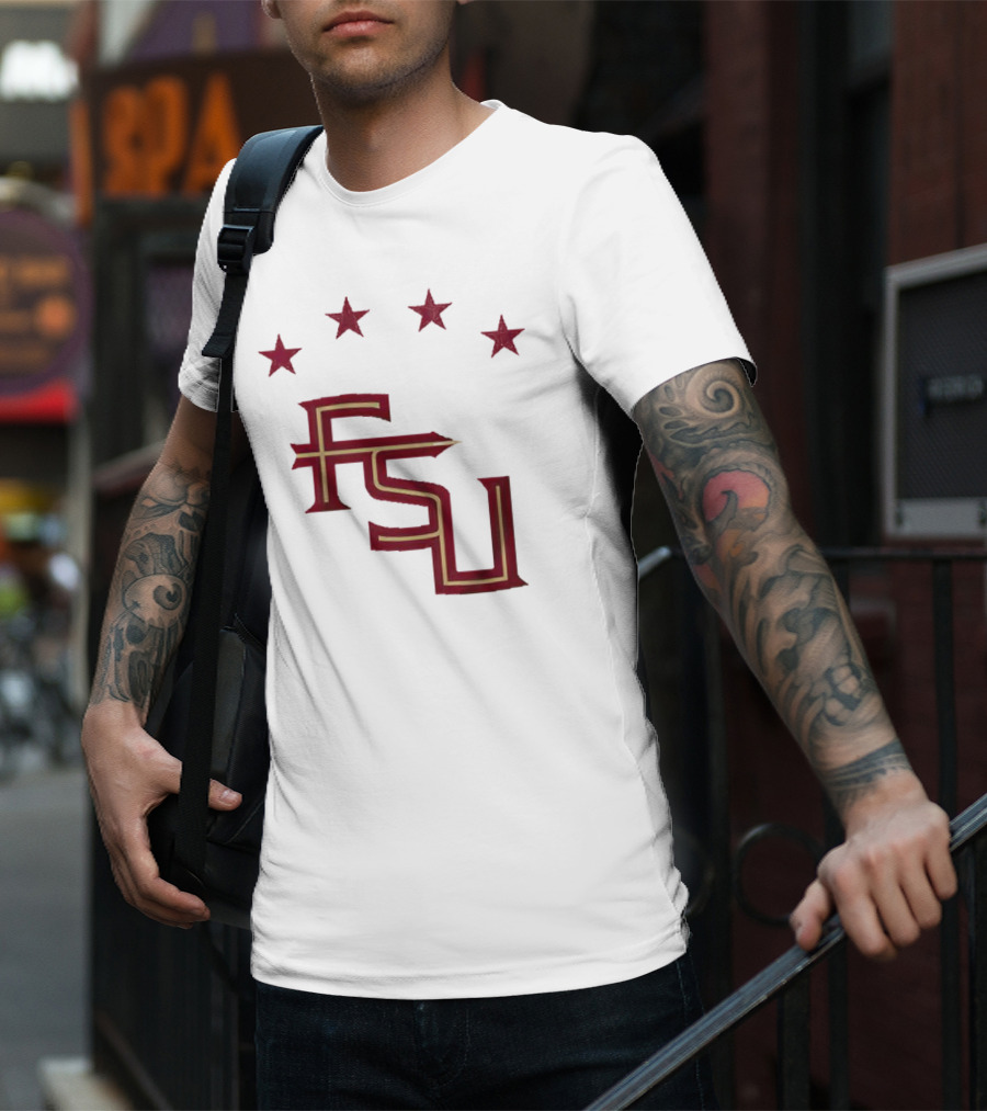 FSU Soccer Four Stars Achievement Recognition T-Shirt