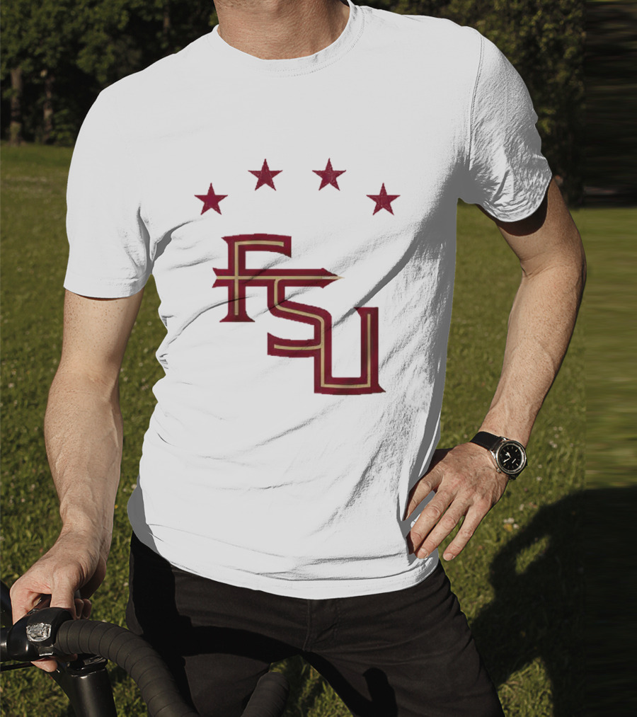 FSU Soccer Four Stars Achievement Recognition T-Shirt