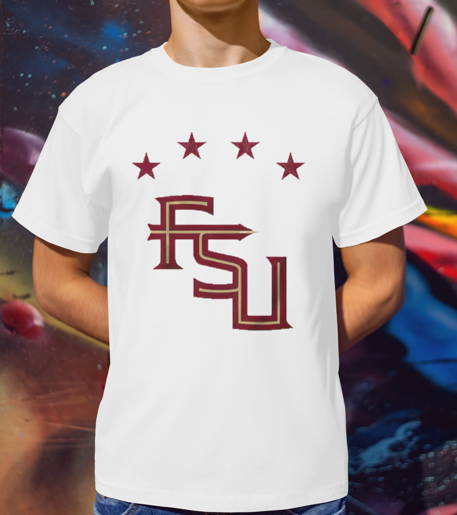 FSU Soccer Four Stars Achievement Recognition T-Shirt