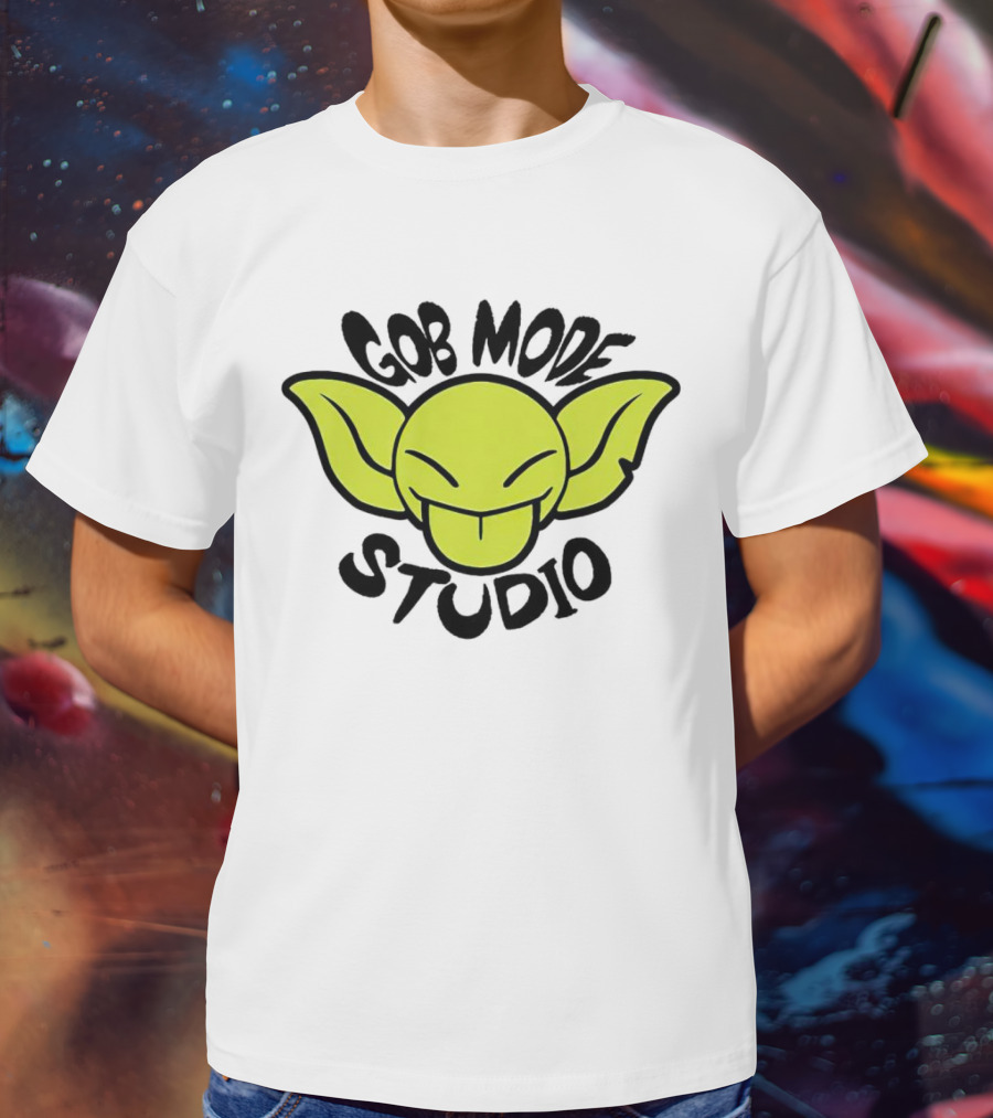 Goblin Gob Mode Studio Playful Green Face T-Shirt
