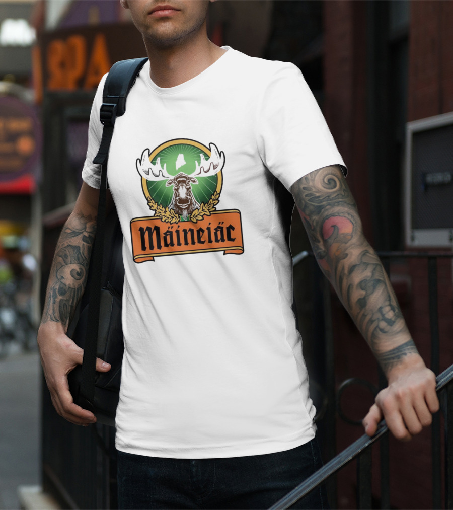 Jagermeister Maineiac Moose Maine T-Shirt