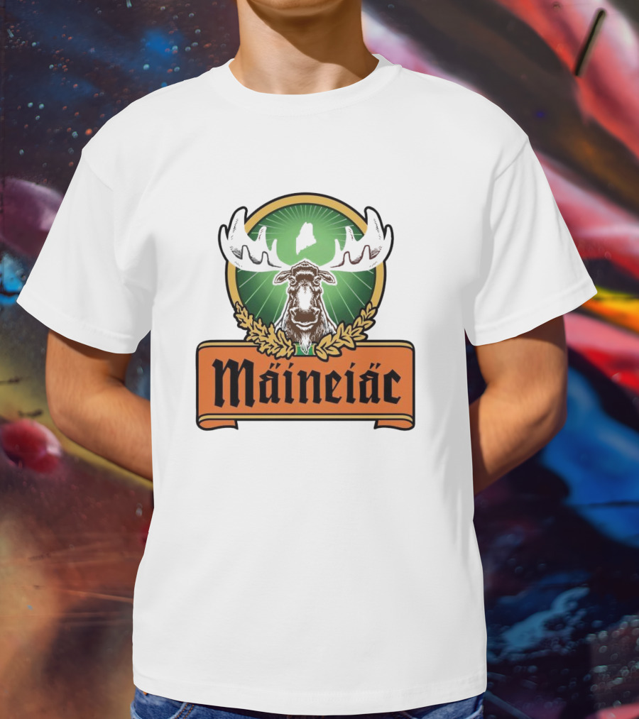 Jagermeister Maineiac Moose Maine T-Shirt