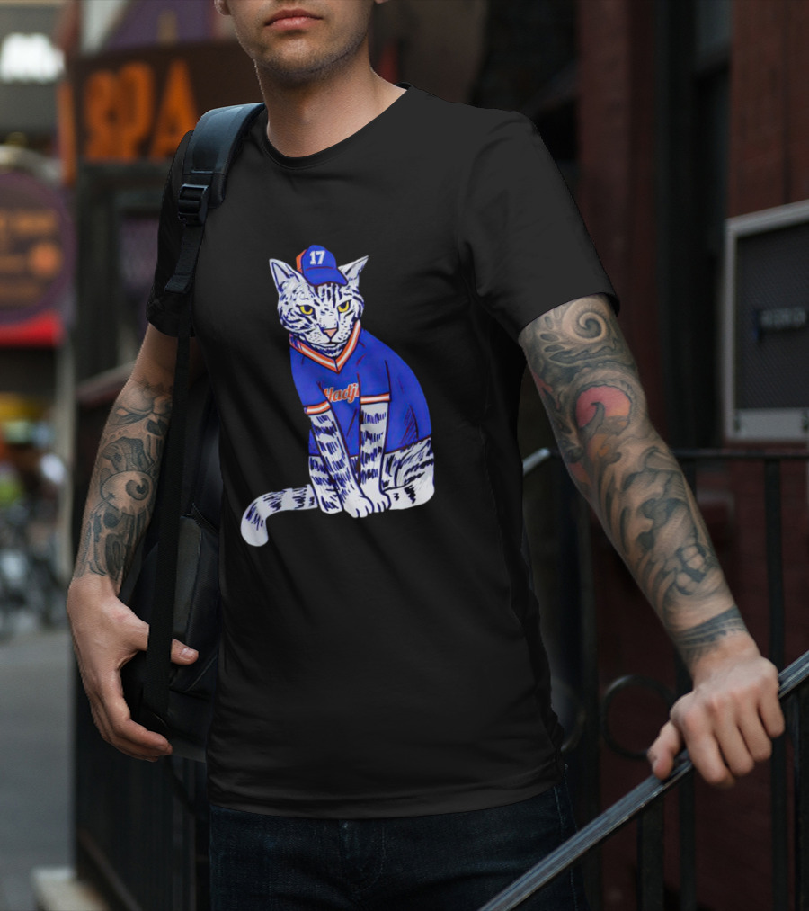 Keith Hernandez Hadji Cat Mets Jersey Number 17 T-Shirt
