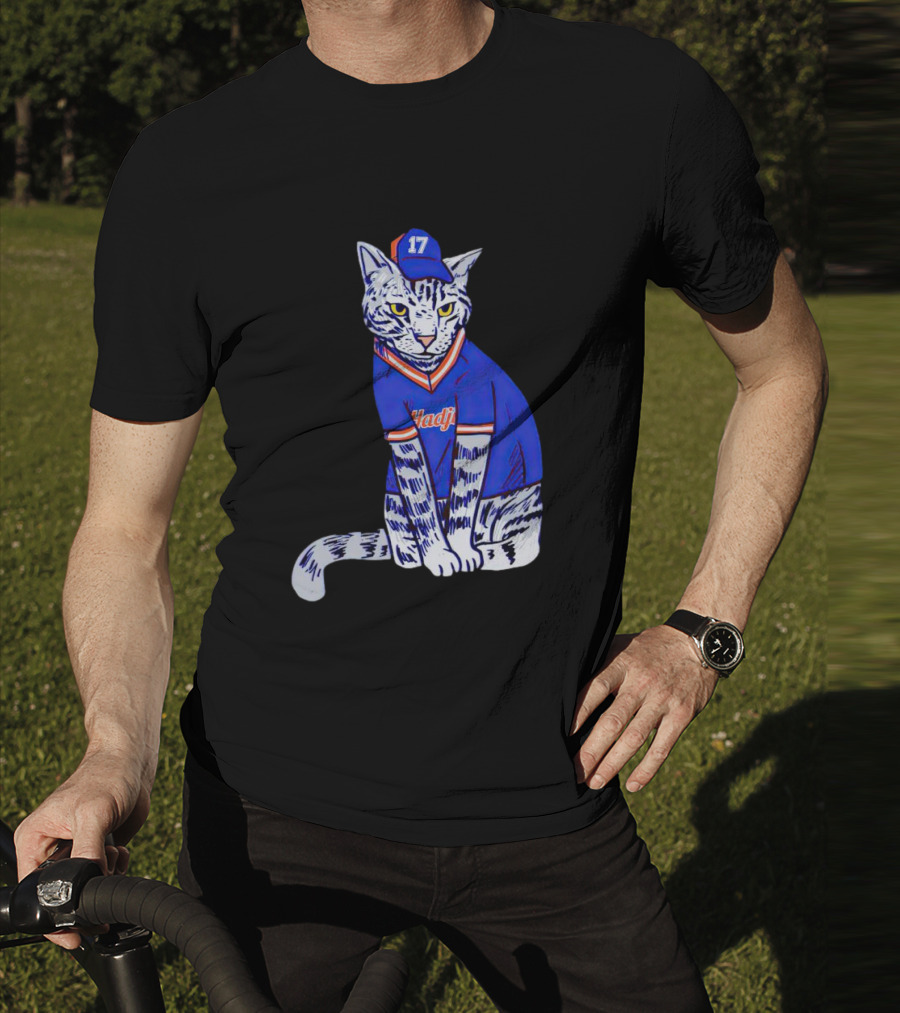 Keith Hernandez Hadji Cat Mets Jersey Number 17 T-Shirt