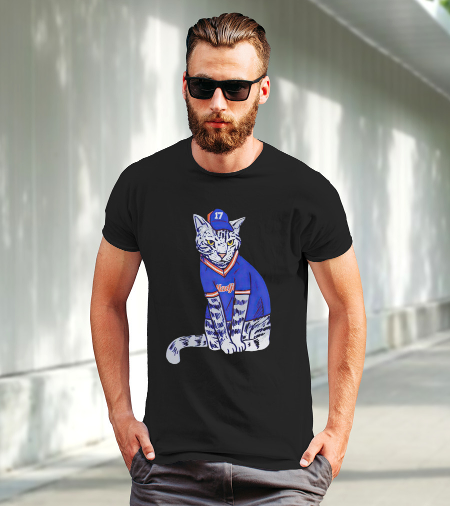 Keith Hernandez Hadji Cat Mets Jersey Number 17 T-Shirt