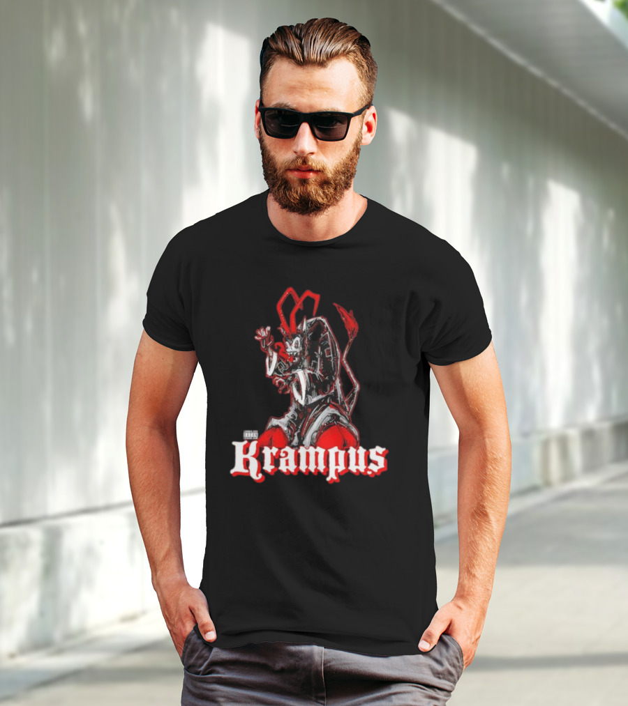 Krampus IV Explicit Content Warning Parental Advisory T-Shirt