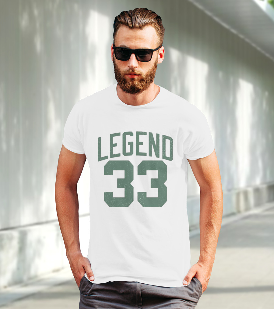 Legend 33 Larry Bird Boston Celtics T-Shirt