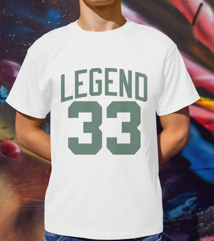 Legend 33 Larry Bird Boston Celtics T-Shirt