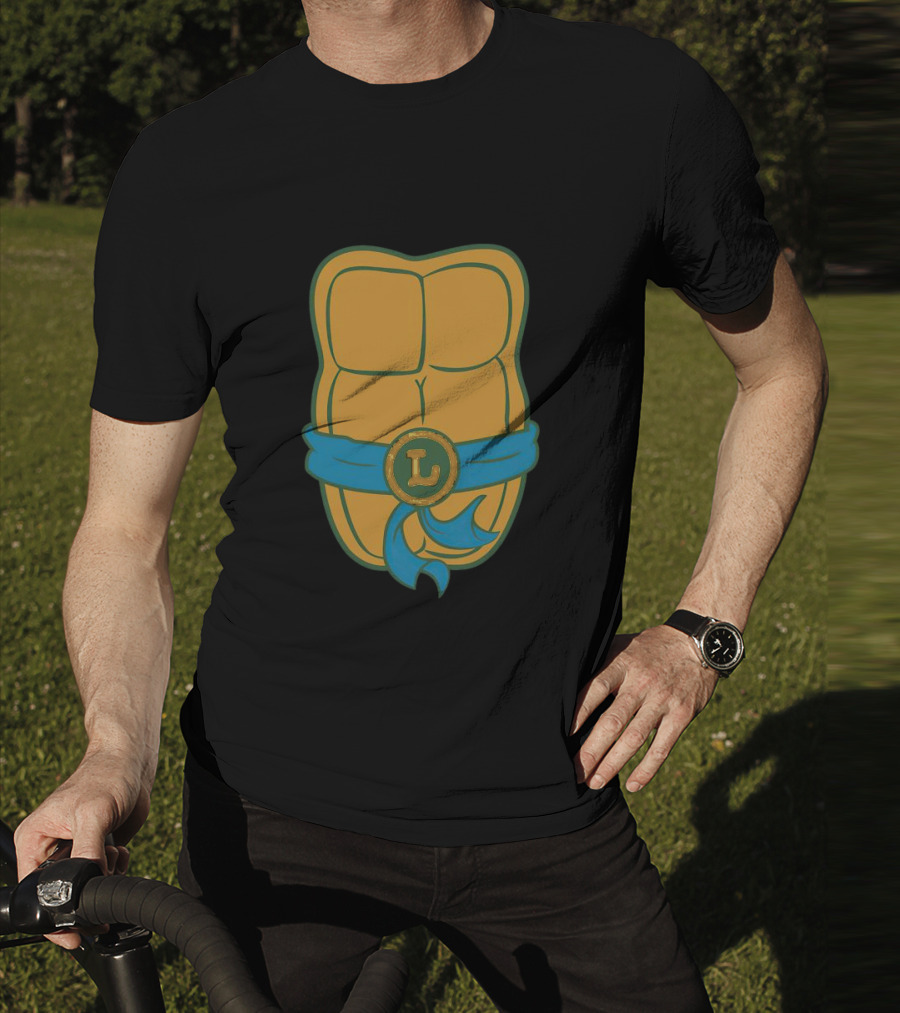 Leonardo Belt Turtle Shell Abs T-Shirt