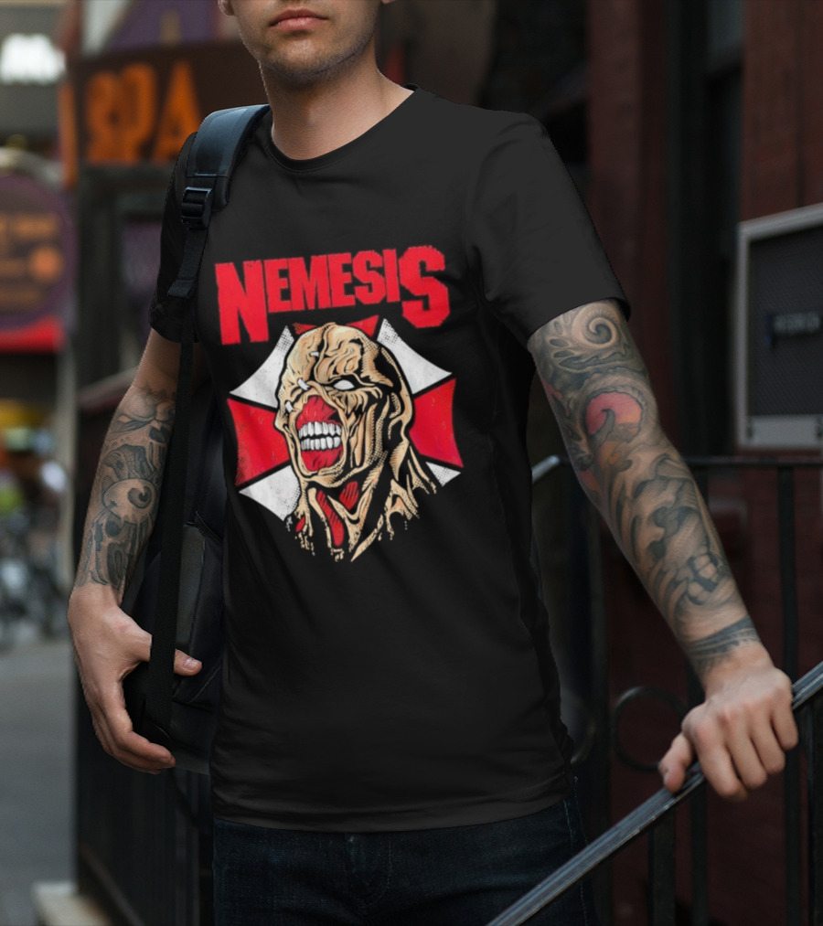 Nemesis Umbrella Biohazard Creature T-Shirt