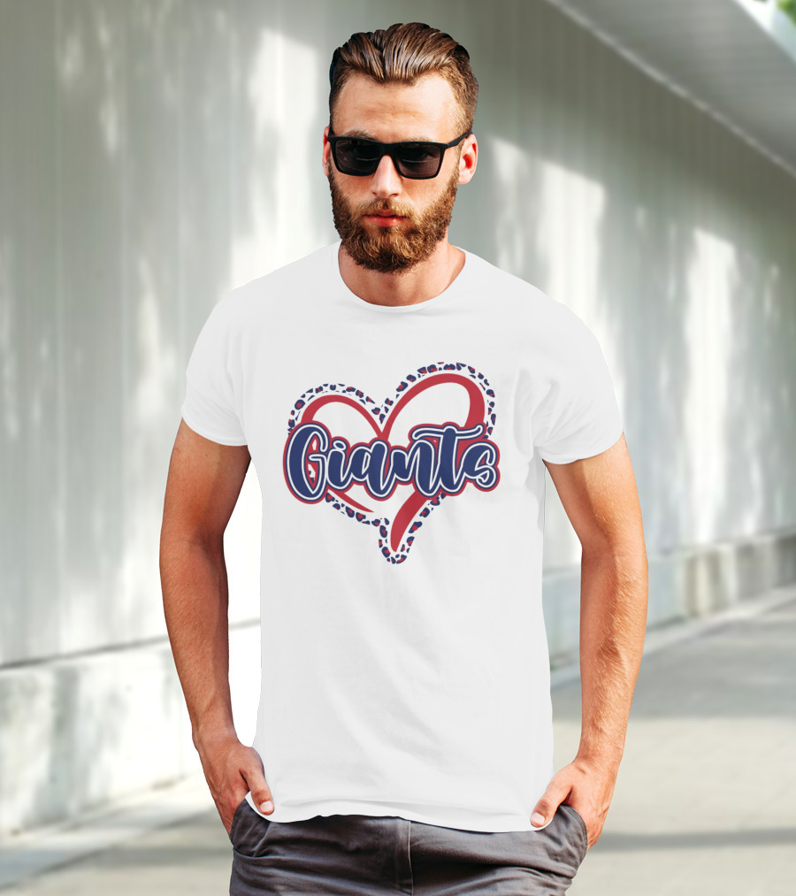 Giants Heart Leopard T-Shirt