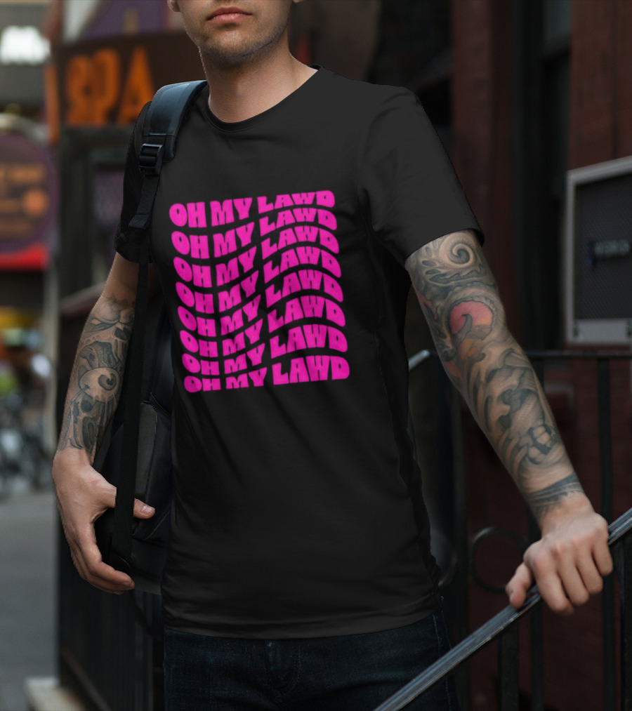Oh My Lawd Repeated T-Shirt