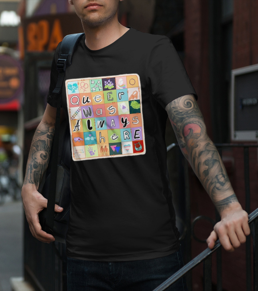 Alice Oseman X Qwah Queer Was Always Here Quilt T-Shirt