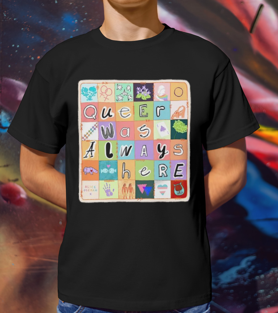 Alice Oseman X Qwah Queer Was Always Here Quilt T-Shirt