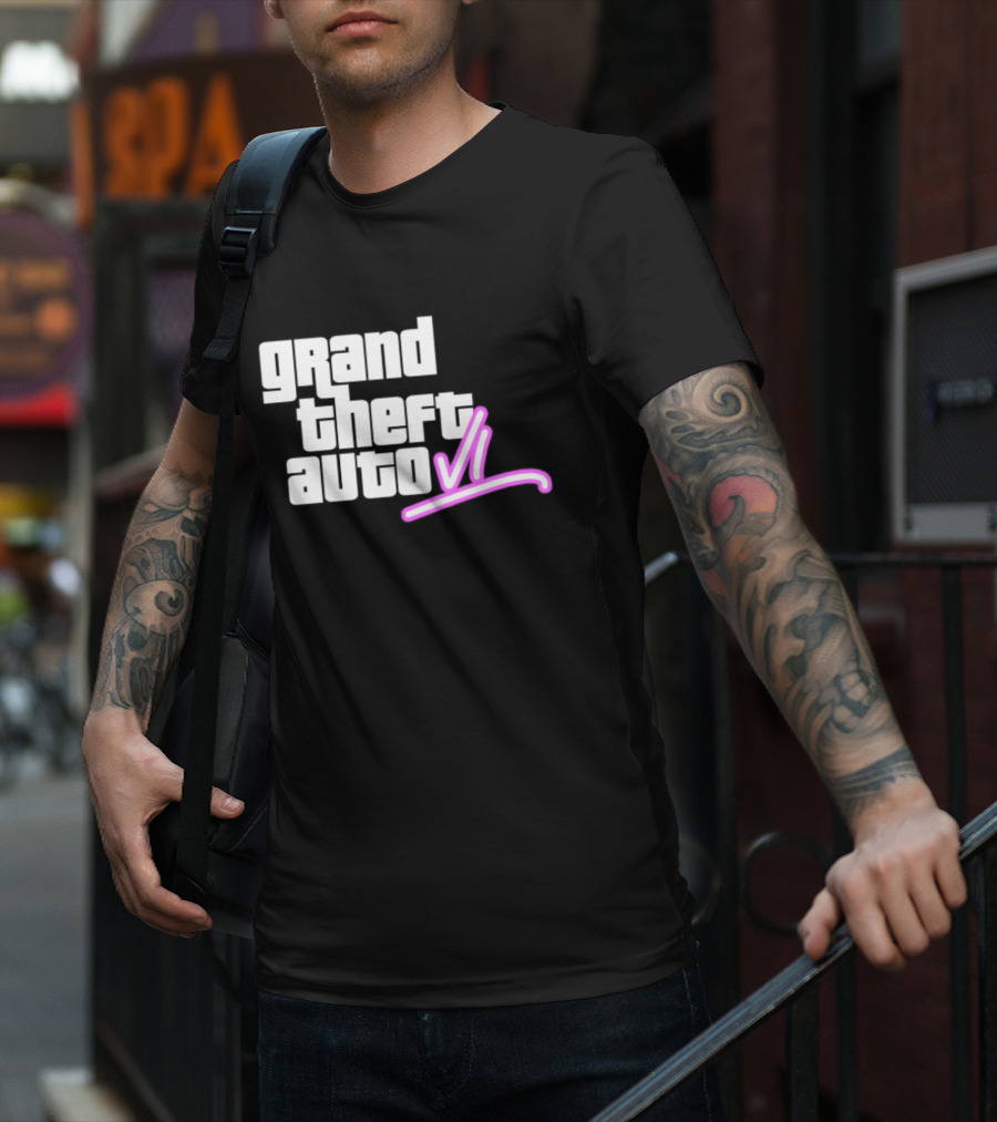 Grand Theft Auto VI Neon T-Shirt