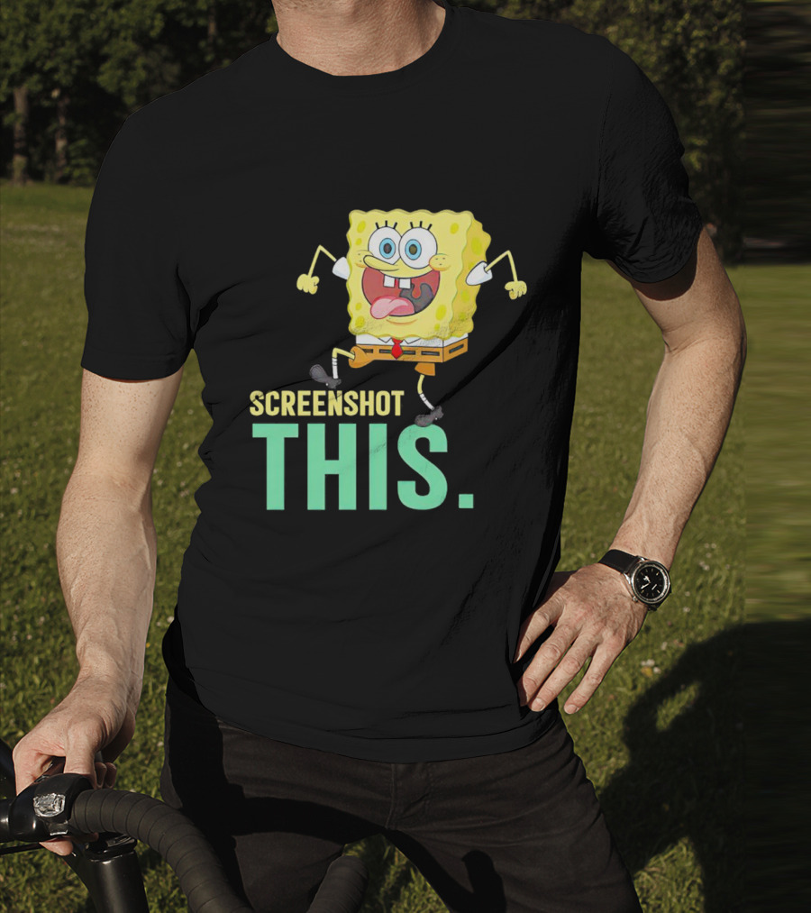SpongeBob SquarePants Screenshot This Meme Joke T-Shirt