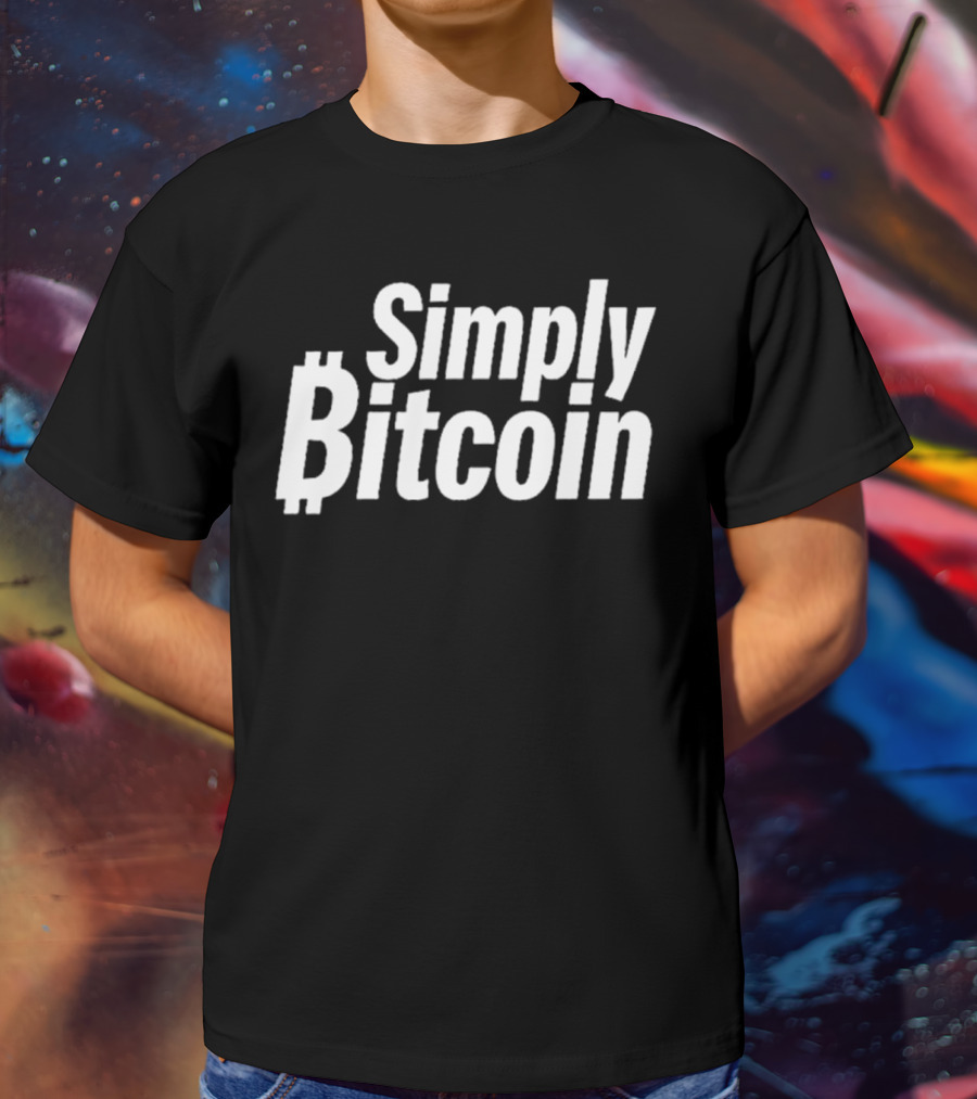 Simply Bitcoin Cryptocurrency T-Shirt