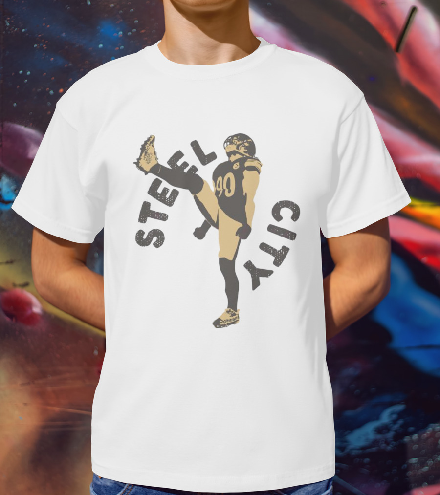 Steel City TJ Watt Pittsburgh Steelers Football T-Shirt