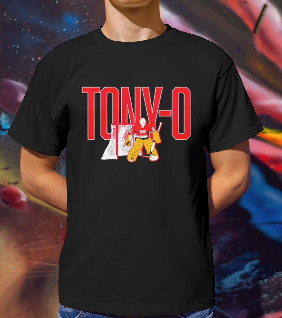 TONY-O 35 Hockey Goalie Net T-Shirt