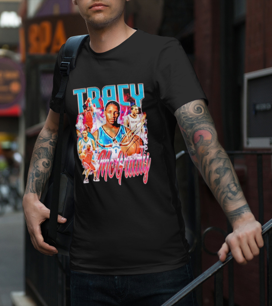 Tracy McGrady Basketball Rockets Legends TMAC T-Shirt