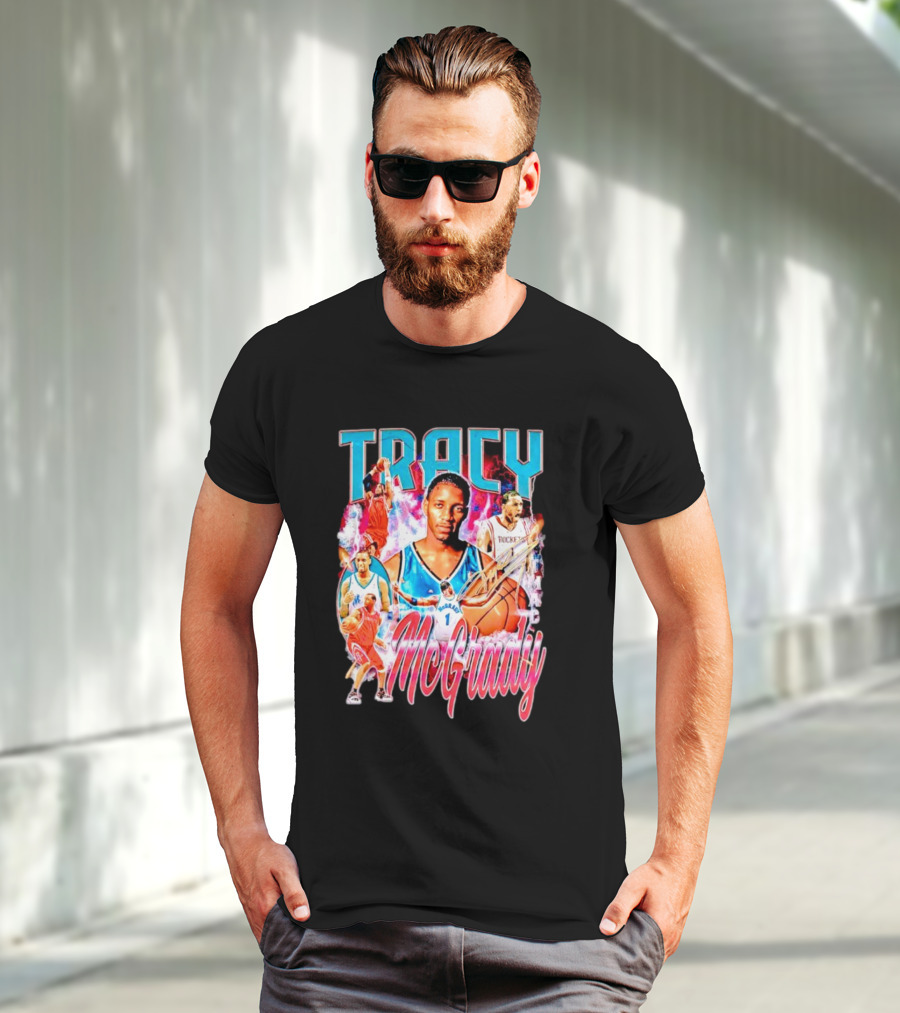 Tracy McGrady Basketball Rockets Legends TMAC T-Shirt