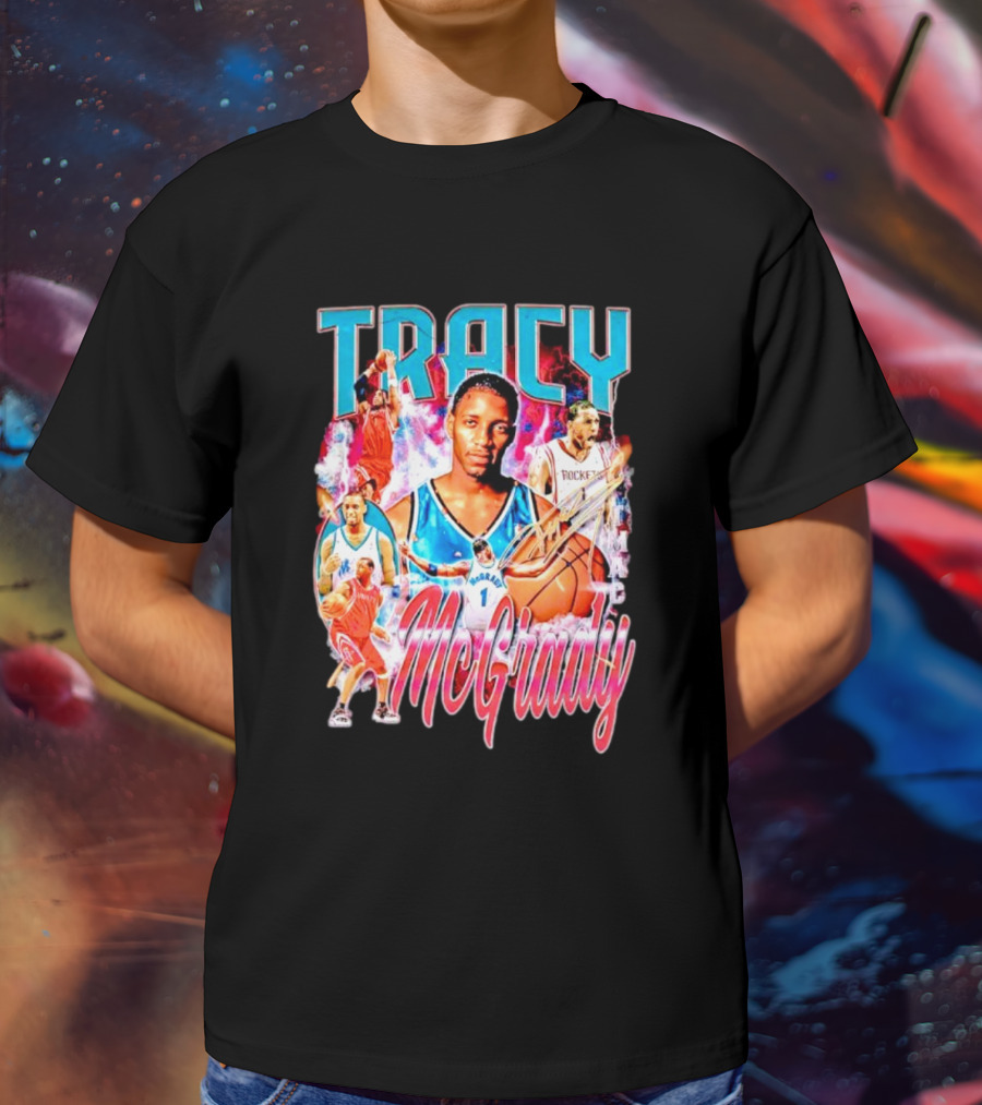 Tracy McGrady Basketball Rockets Legends TMAC T-Shirt