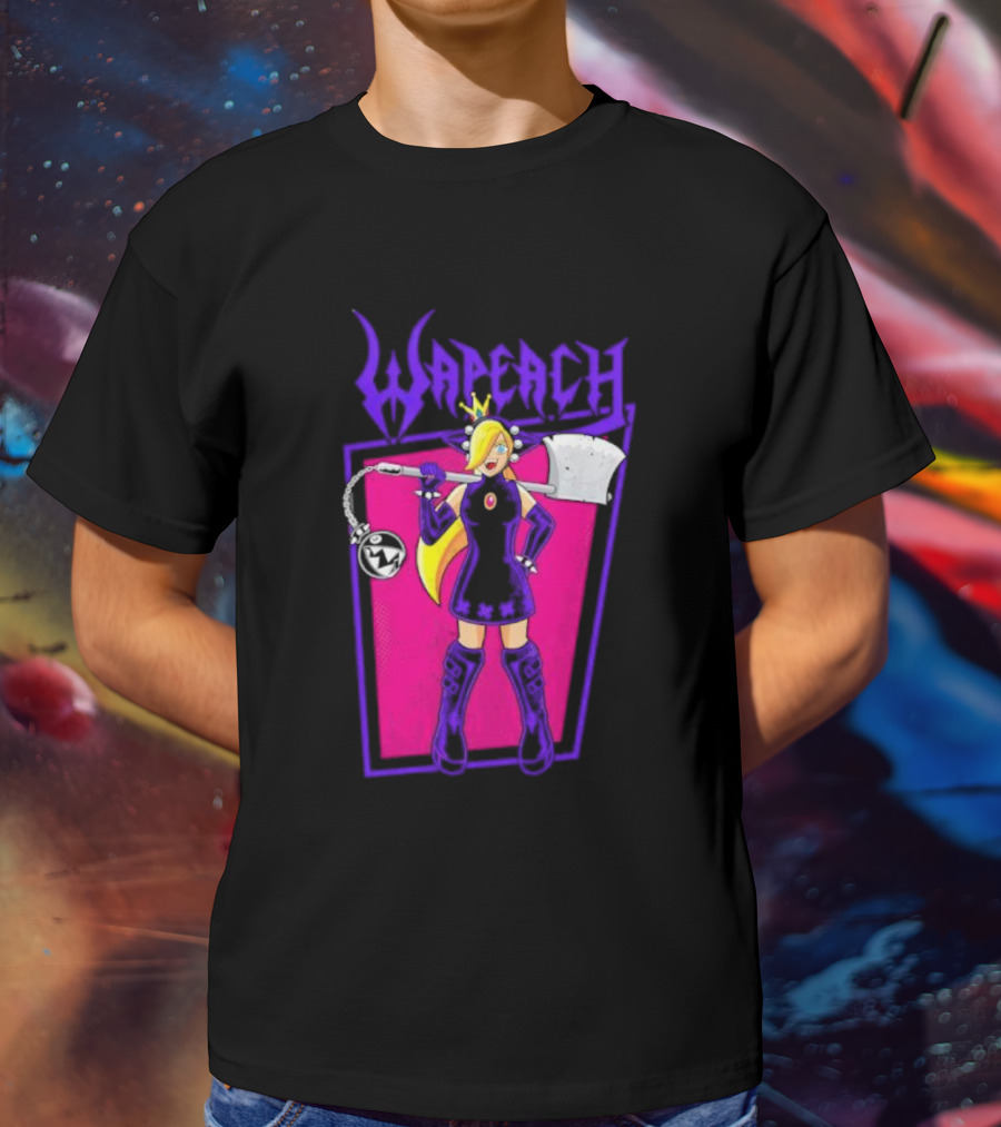 Wah Princess Wapeach Axe Mace Medieval Fantasy Warrior Princess T-Shirt